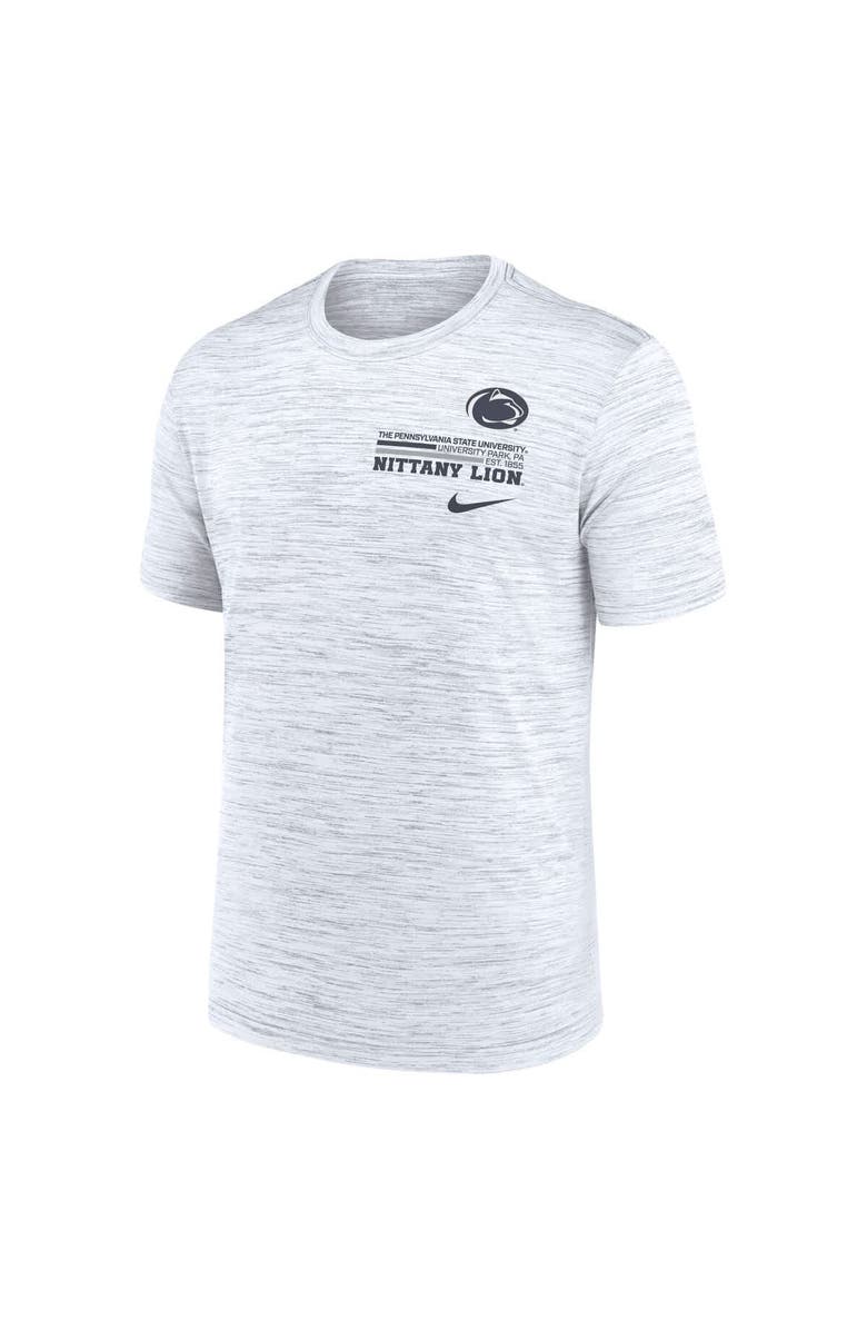 Nike Men's Nike White Penn State Nittany Lions Velocity Stacked Performance T-Shirt, Alternate, color, White