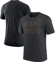 Nike Men's Nike Heather Charcoal Army Black Knights West Point Classic Collection Tri-Blend T-Shirt