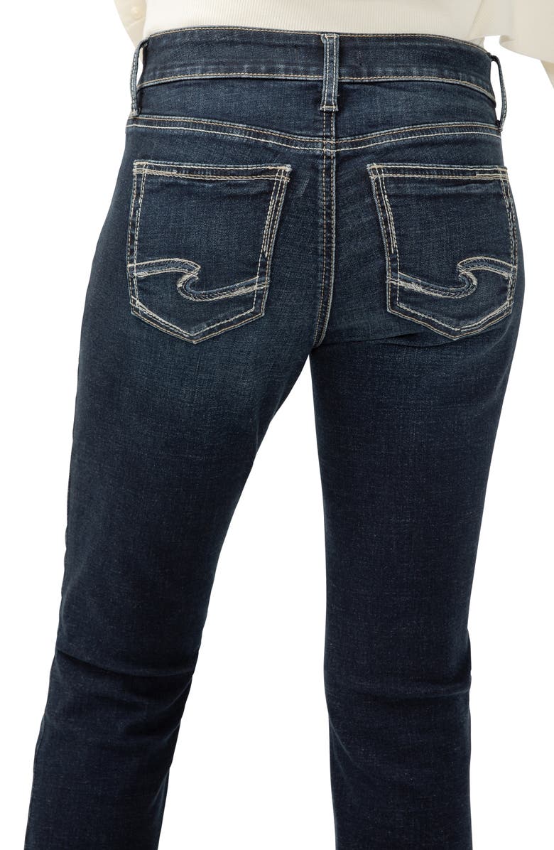 Silver Jeans Co. Elyse Mid Rise Slim Bootcut Jeans, Alternate, color, Tempo