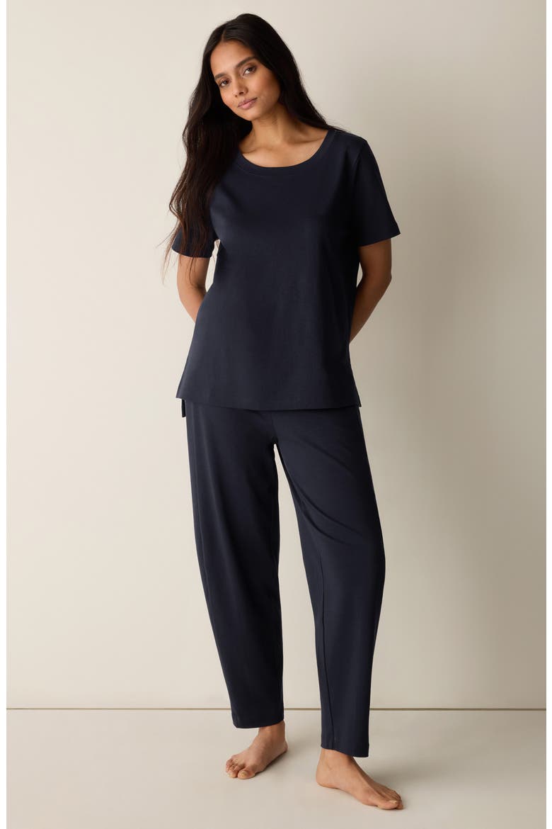 Organic Cotton Lantern Pants, Alternate, color, INK