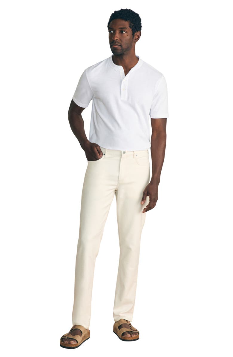Faherty Stretch Terry Straight Leg Five-Pocket Pants, Alternate, color, Cabo Blanco