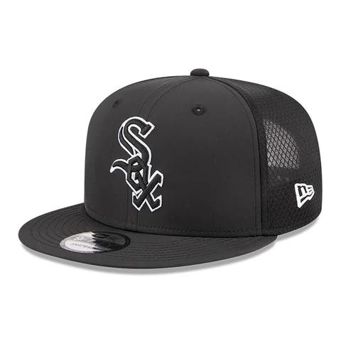 Men's New Era Black Chicago White Sox 2026 Batting Practice 9FIFTY Snapback Hat
