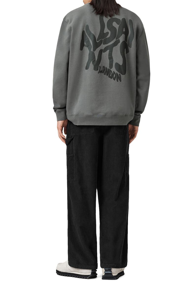 Dustan Cotton Corduroy Wide Leg Pants, Alternate, color, LIQUORICE BLACK