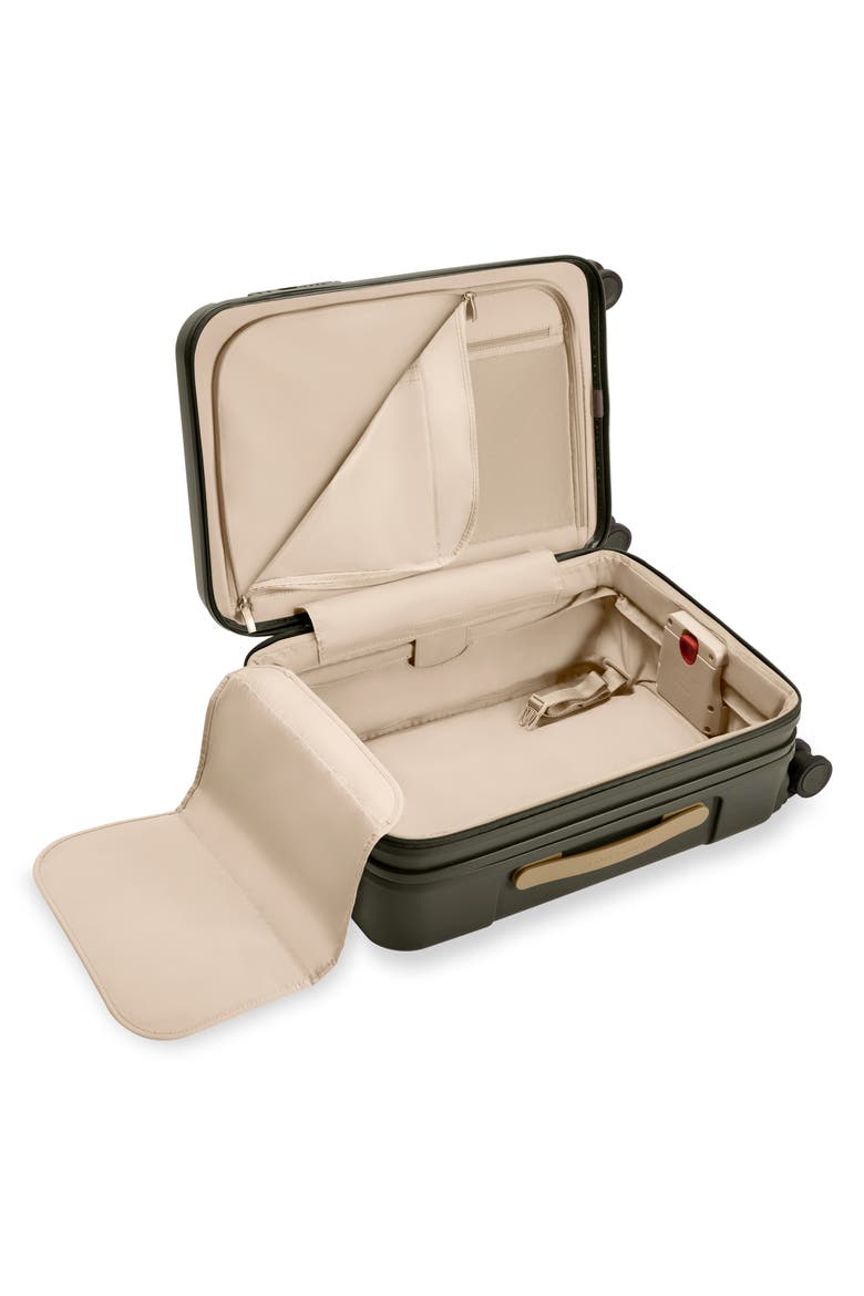Sympatico Essential 22-Inch Expandable Spinner Carry-On, Alternate, color, OLIVE