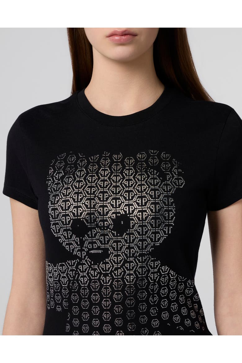 T-Shirt Sexy Pure Fit Teddy Teddy Bear Women, Alternate, color, black