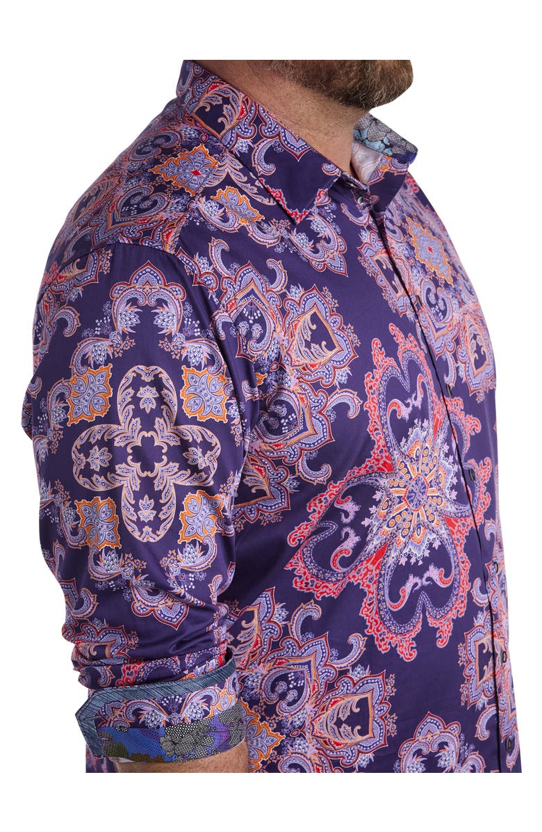 Robert Graham Big & Tall Casino Royale Sport Shirt, Alternate, color, 