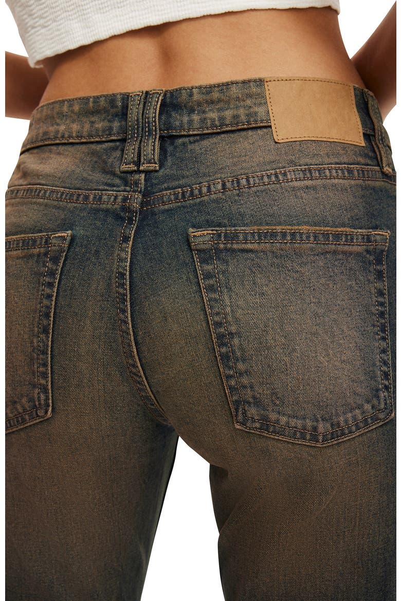 Women's Low Rise Bootcut Jean, Alternate, color, Cinnamon Blue