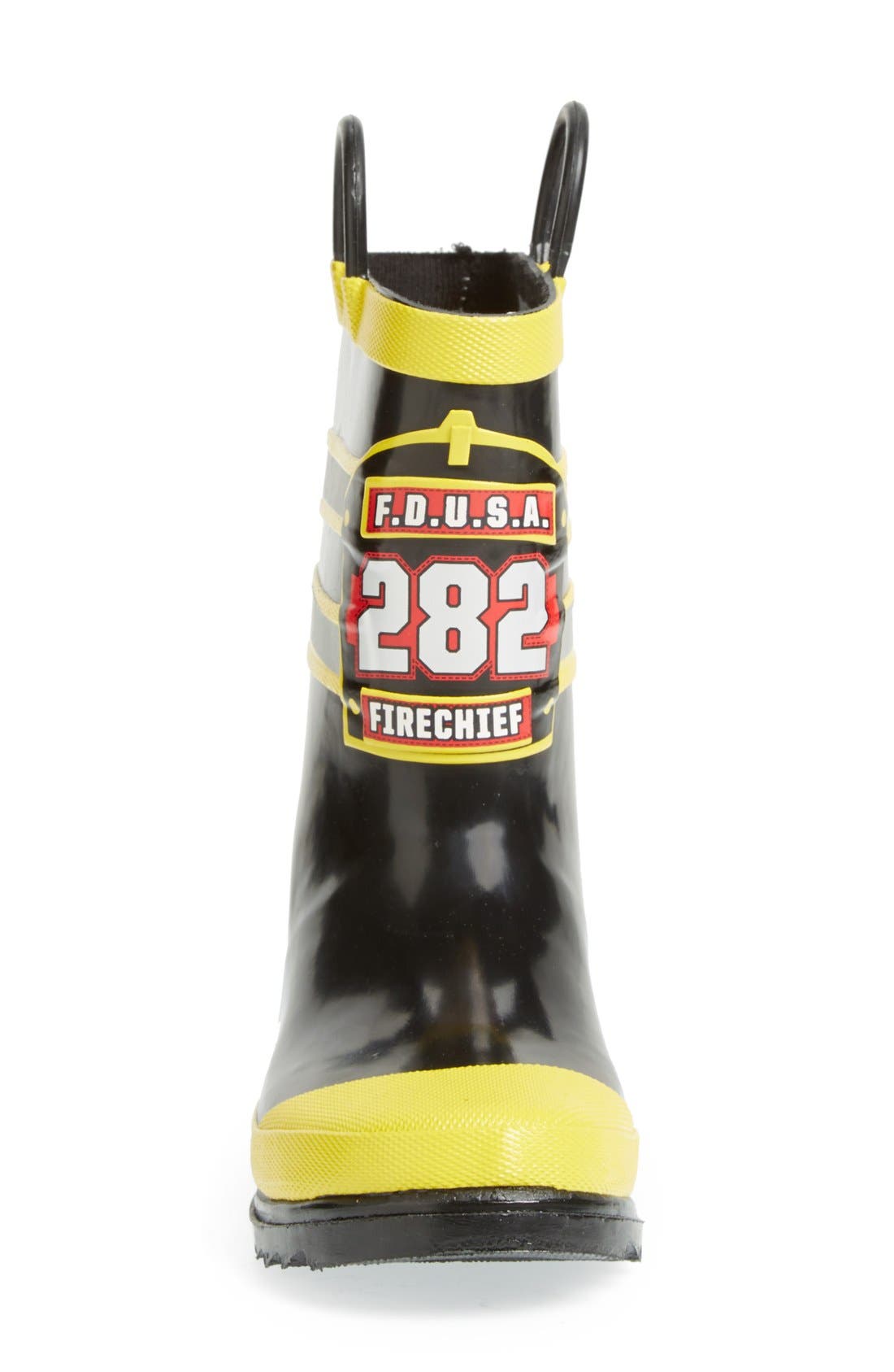 Western Chief F.D.U.S.A. Waterproof Rain Boot, Alternate, color, Black