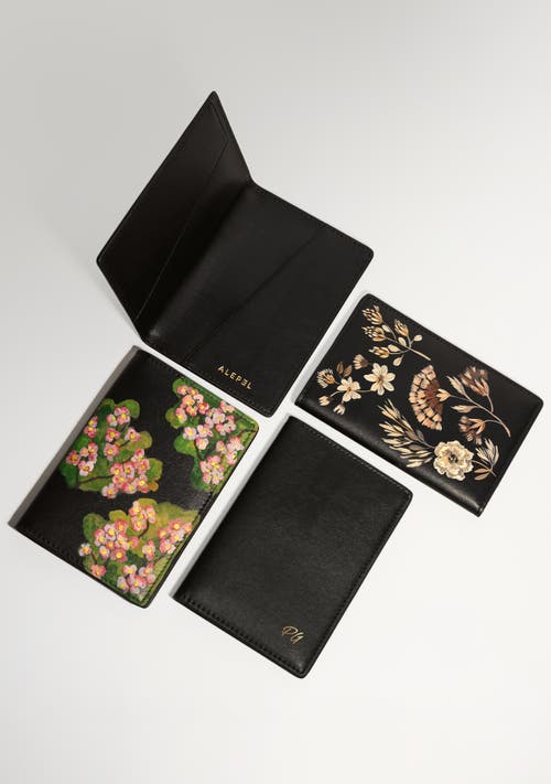 Alepel Passport Holder In Olive Green