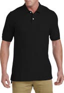 Harbor Bay by DXL Big & Tall Pocket Piqué Polo Shirt