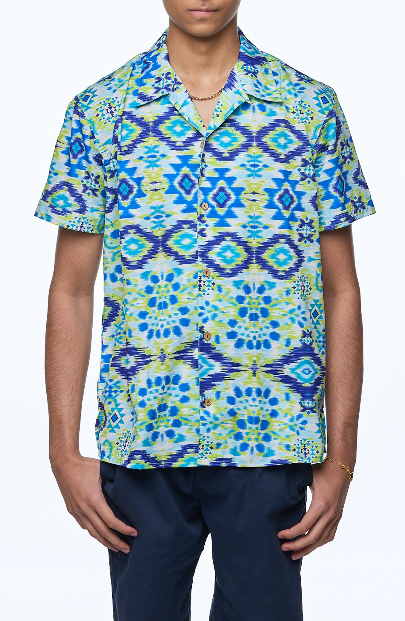 RANEES Printed Camp Shirt