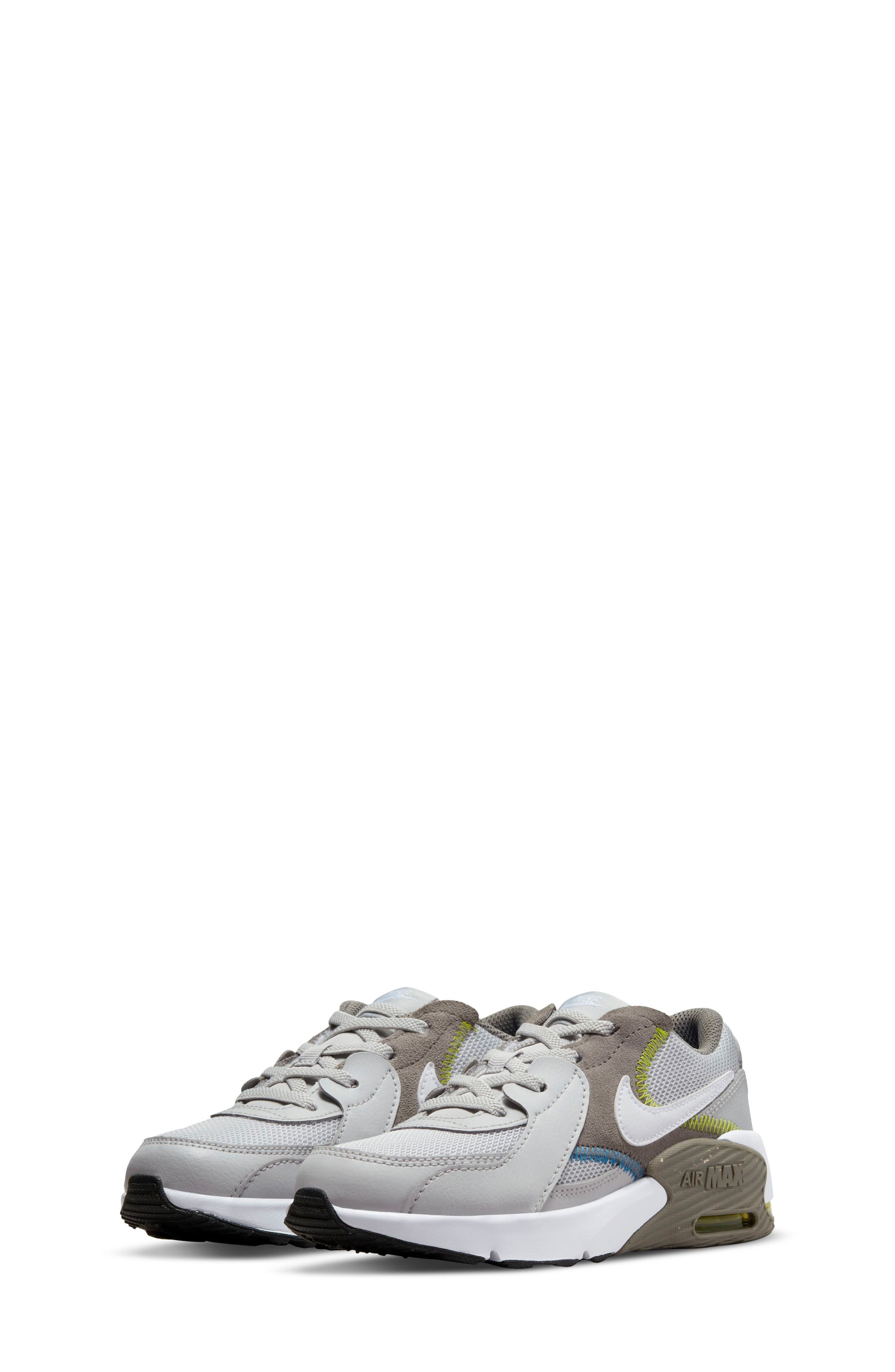 Air Max Excee PS Sneaker, Main, color, GREY FOG/ WHITE/ PEWTER/ GREEN