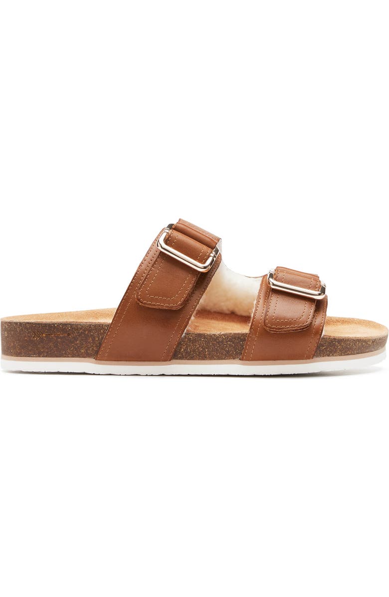 FRANKIE4 Nico Genuine Shearling Sandal, Alternate, color,