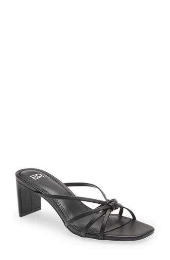 BP. Karsyn Strappy Slide Sandal in Black at Nordstrom Rack, Size 5