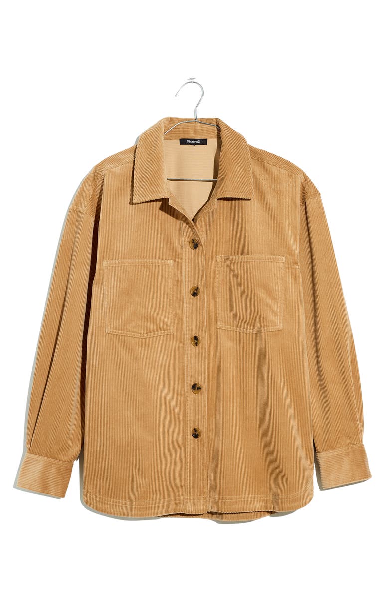 Madewell Corduroy Kentwood Oversize Shirt Jacket, Alternate, color,