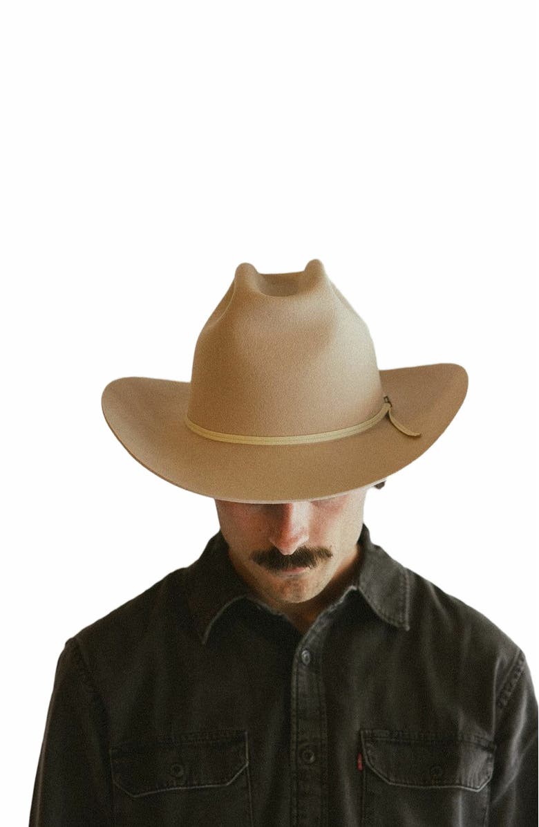 Two Roads Hat Co. Butler County Retro Western Hat, Alternate, color, Buckskin