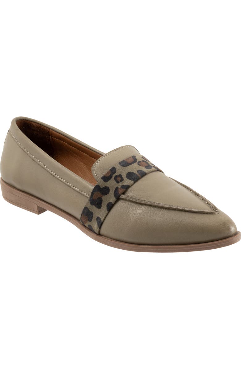 Bueno Bristol Pointed Toe Loafer, Main, color, Sage