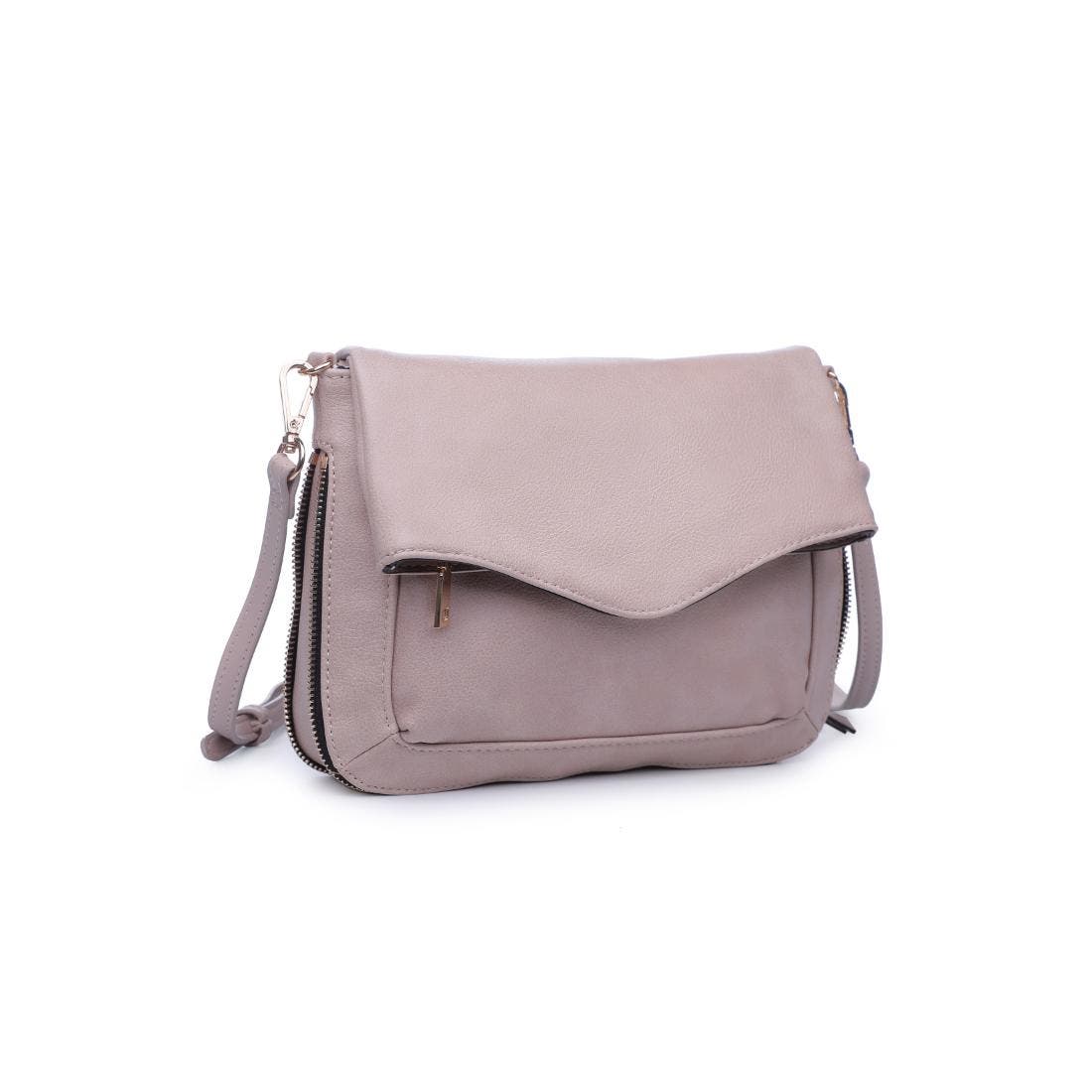 MODA LUXE Easy Foldover Crossbody, Alternate, color, Natural