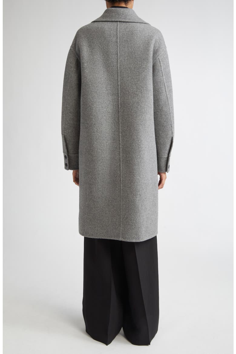 Relaxed Virgin Wool Coat, Alternate, color, PEBBLE