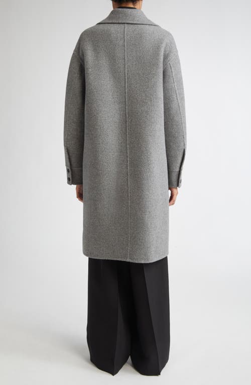 Jil Sander Relaxed Virgin Wool Coat In Gray