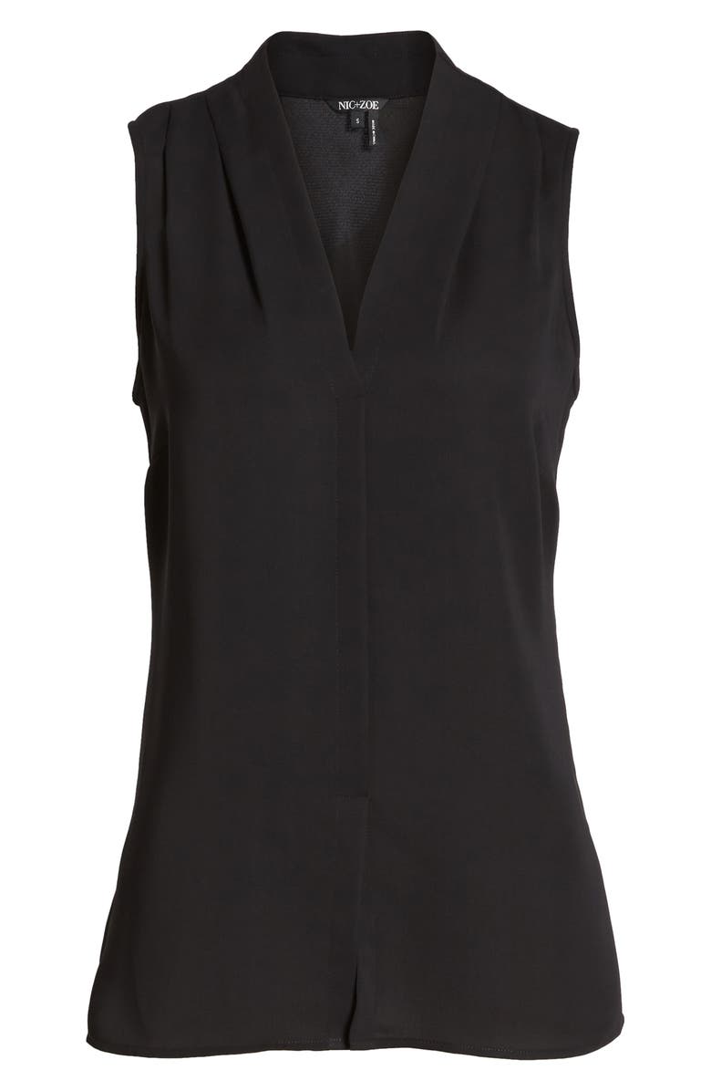NIC+ZOE Day to Night Top, Alternate, color, Black Onyx