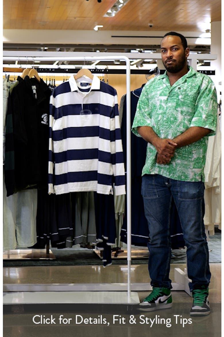 Stripe Long Sleeve Rugby Shirt video
