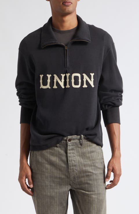 Finn Cotton Jersey Half Zip Pullover