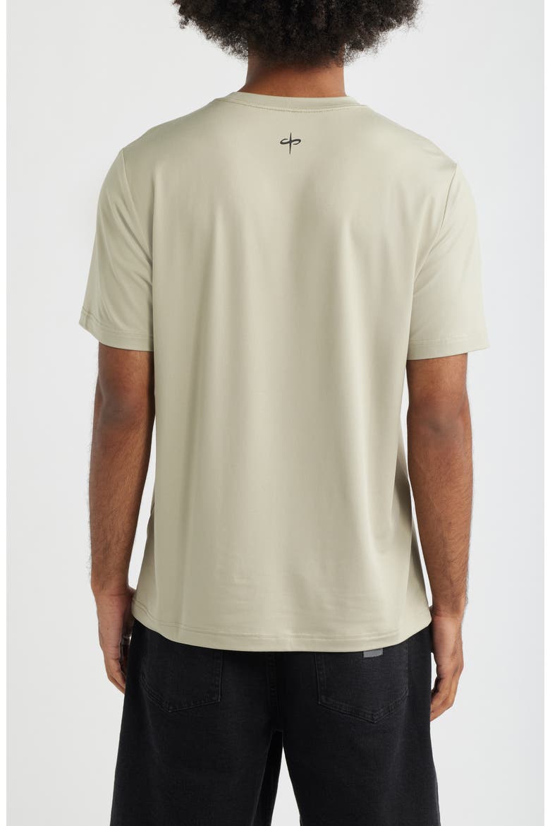 Tempo Wordmark Tech T-shirt, Alternate, color, CEMENT