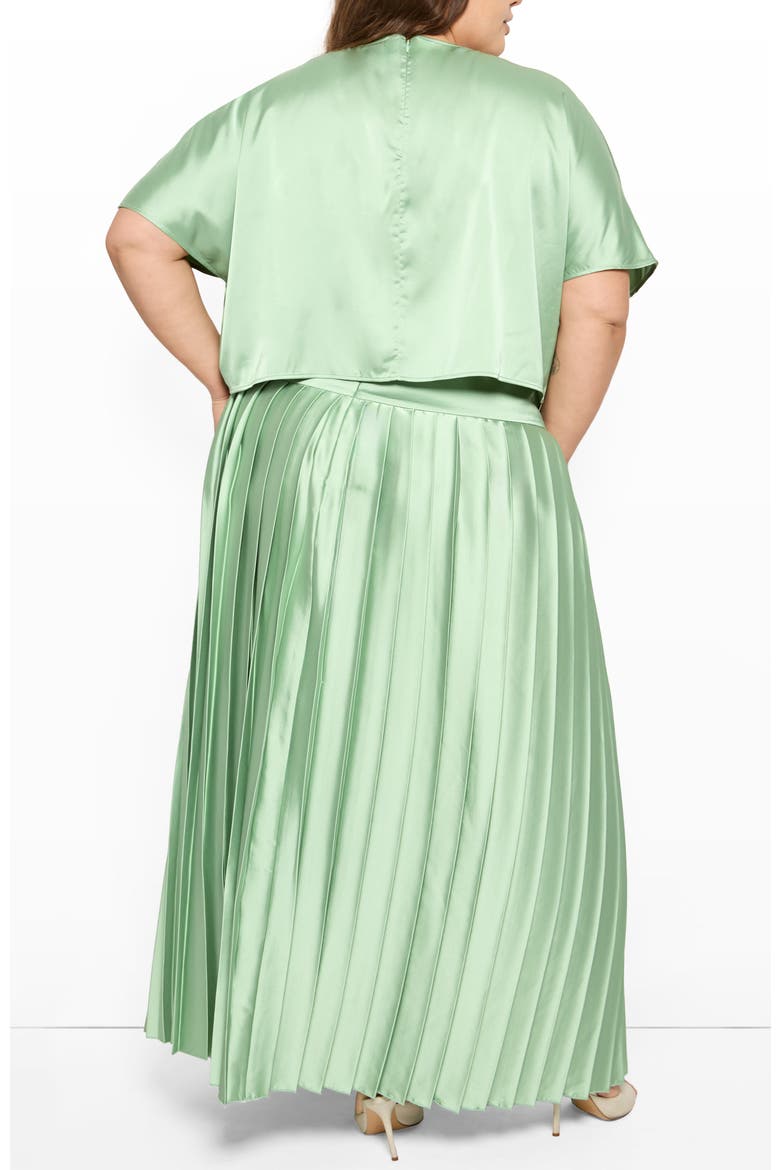 Matcha Pleated Skirt, Alternate, color, Matcha
