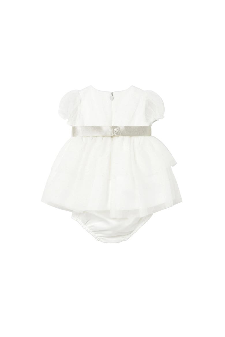 Dress With Bow Waistband, Alternate, color, White