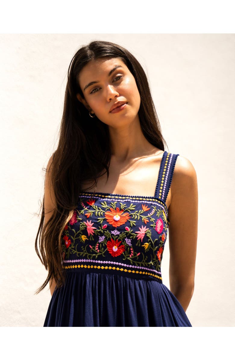 Change of Scenery Lizzie Dress, Alternate, color, Gardenia Embroidery