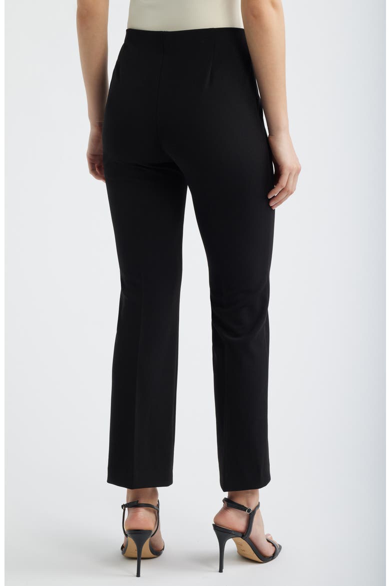 Hollywood Waist Pull-On Kick Flare Pants, Alternate, color, ANNE BLACK