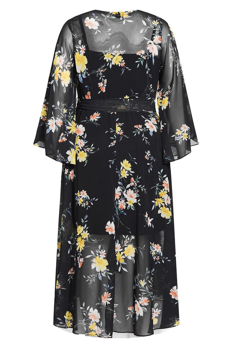 Fleetwood Print Wrap Maxi Dress, Alternate, color, PRINT