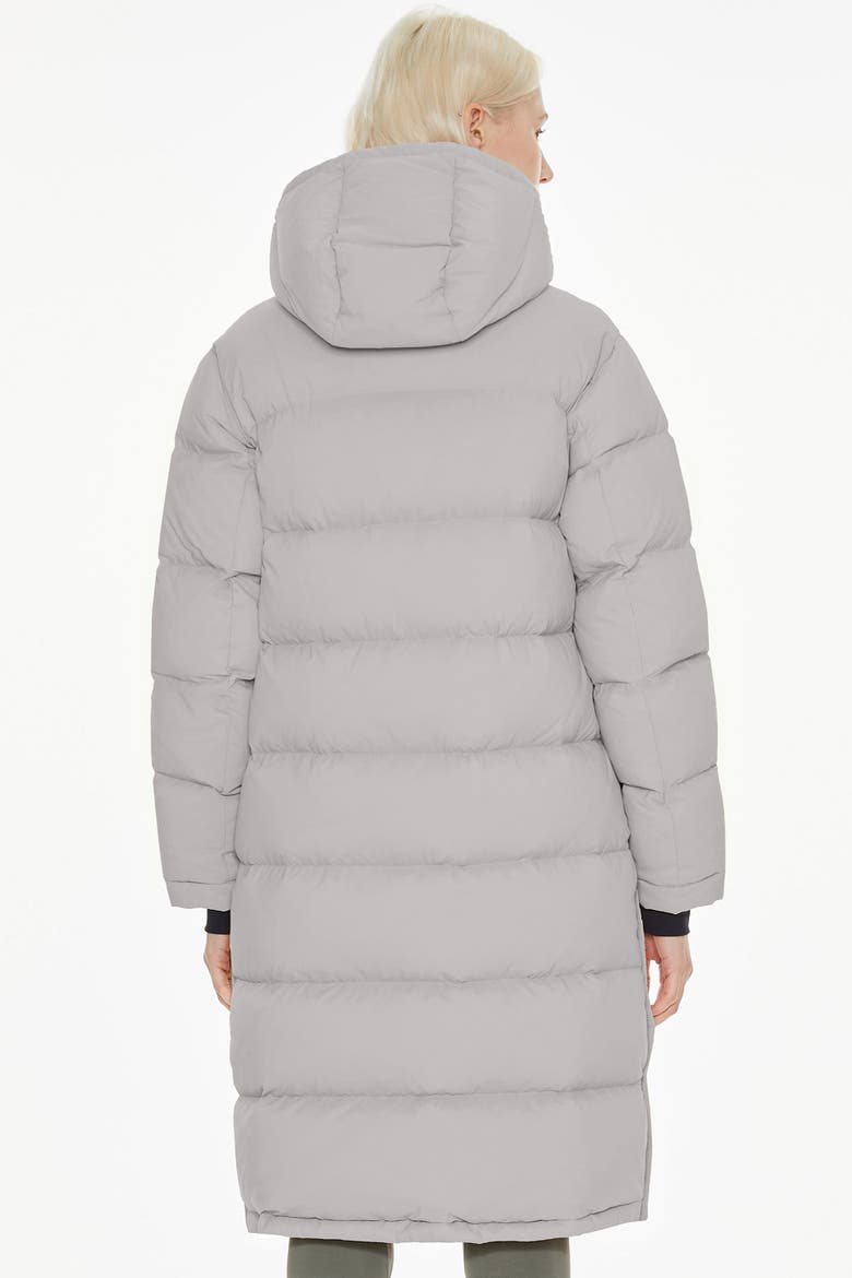 Puff-O® Mid-Length Down Puffer Jacket, Alternate, color, Gray