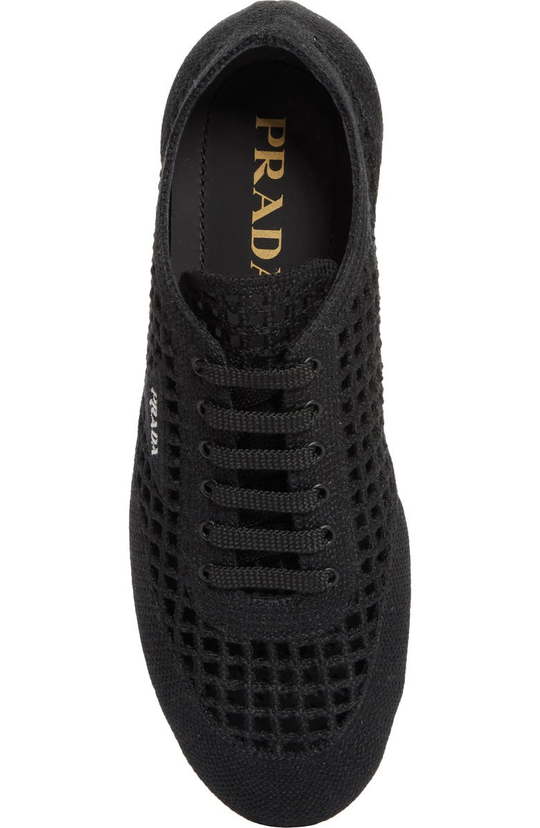 Prada Crochet Sneaker, Alternate, color,