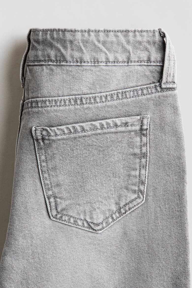 Baggy Fit Bootcut Leg Jeans, Alternate, color, Light gray