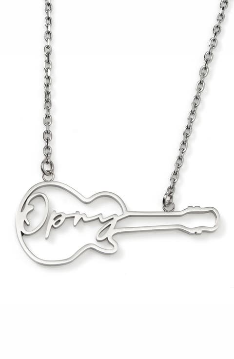 Grand Ole Opry Guitar Pendant Necklace