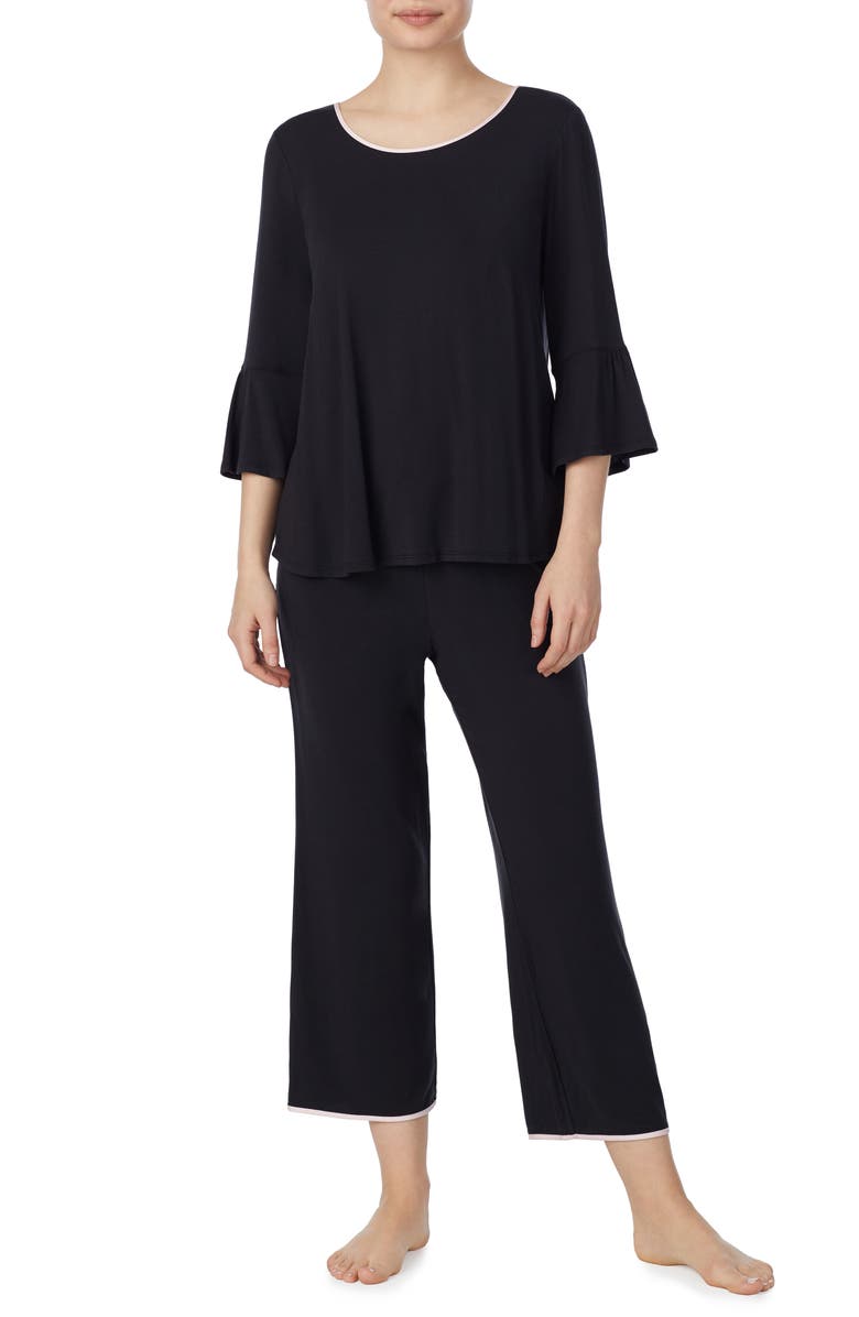 Kate Spade New York bell cuff pajamas, Main, color,