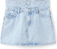 MANGO TEEN Denim Miniskirt