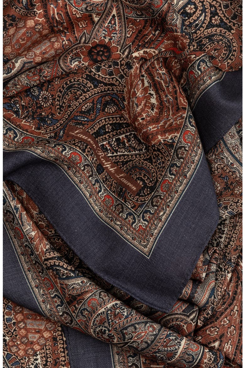 Paisley Square, Alternate, color, Cinnamon Bark