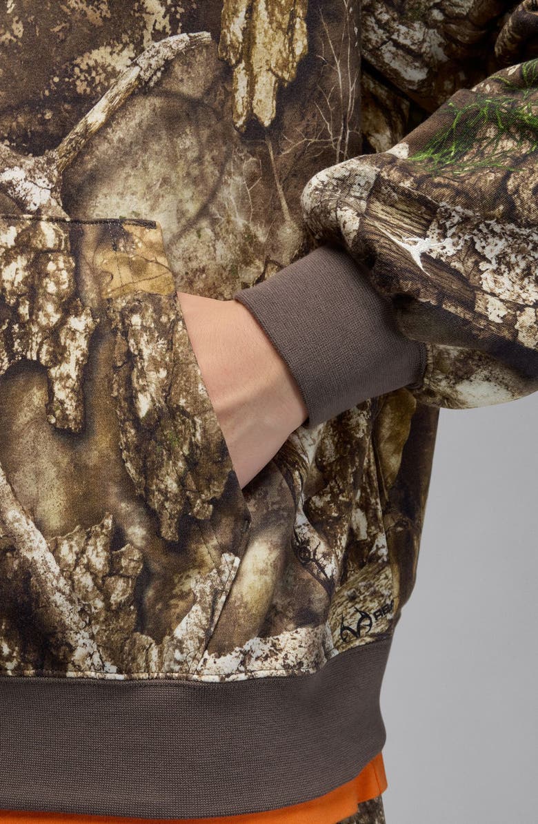 Jordan Brooklyn Fleece Realtree Hoodie, Alternate, color, Medium Olive/ Sail