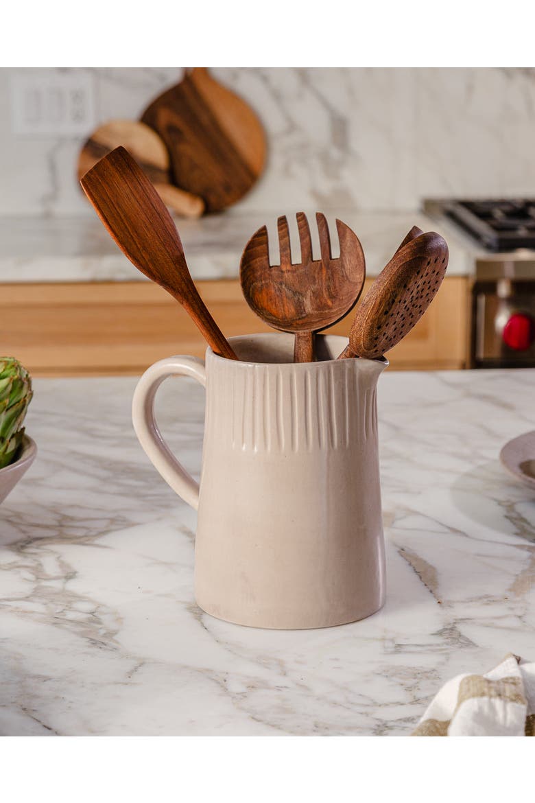 Earth Lines Pitcher, Alternate, color, Small
