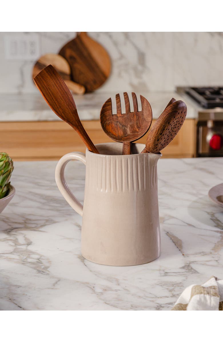 Une Vie Nomade Earth Lines Pitcher, Alternate, color, Large