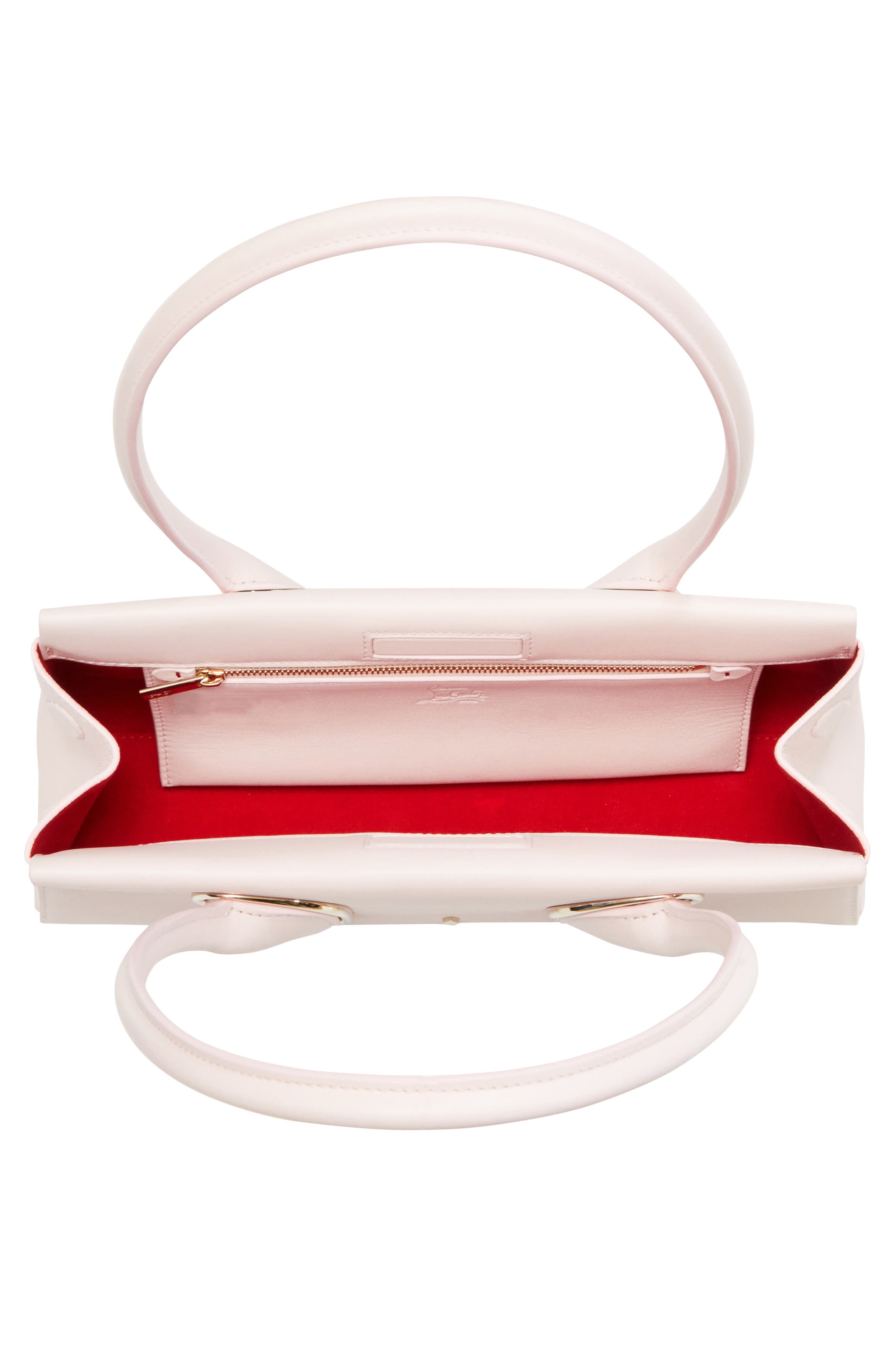 Calfskin Baguette Handbag, Alternate, color, P642 POUPEE