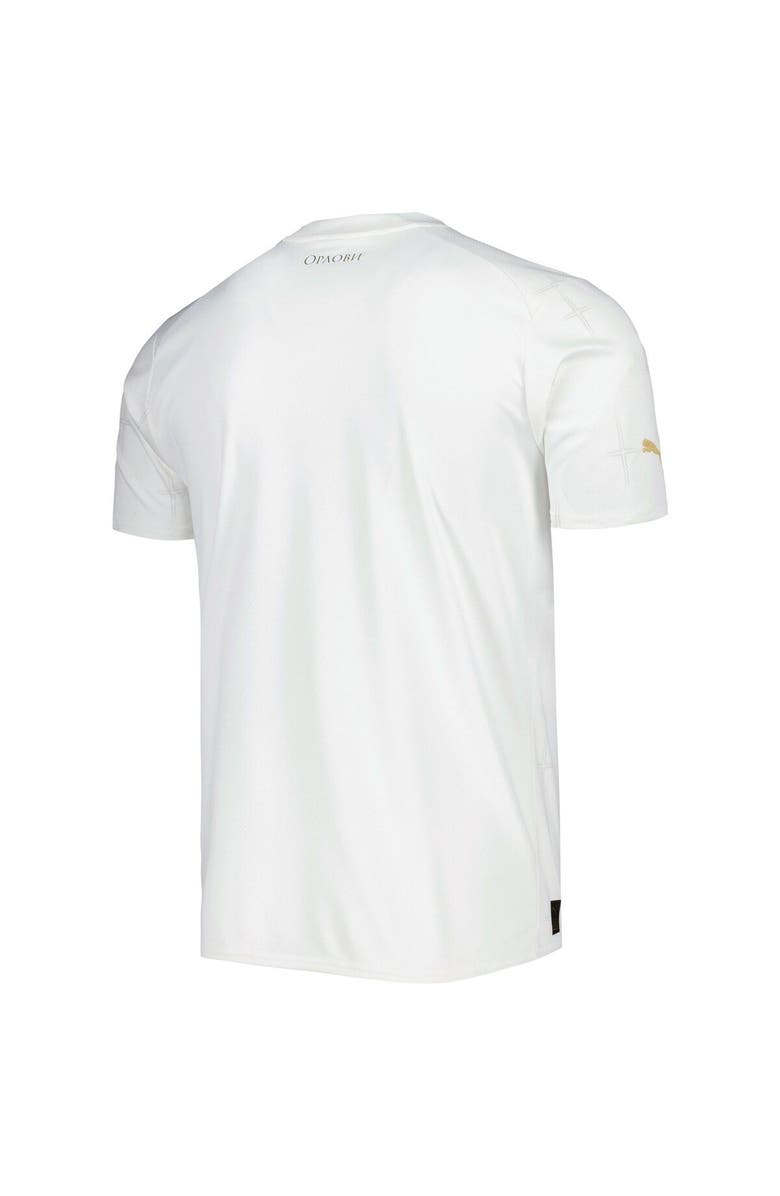 PUMA Men's Puma White Serbia National Team 2022/23 Away Replica Jersey, Alternate, color, White