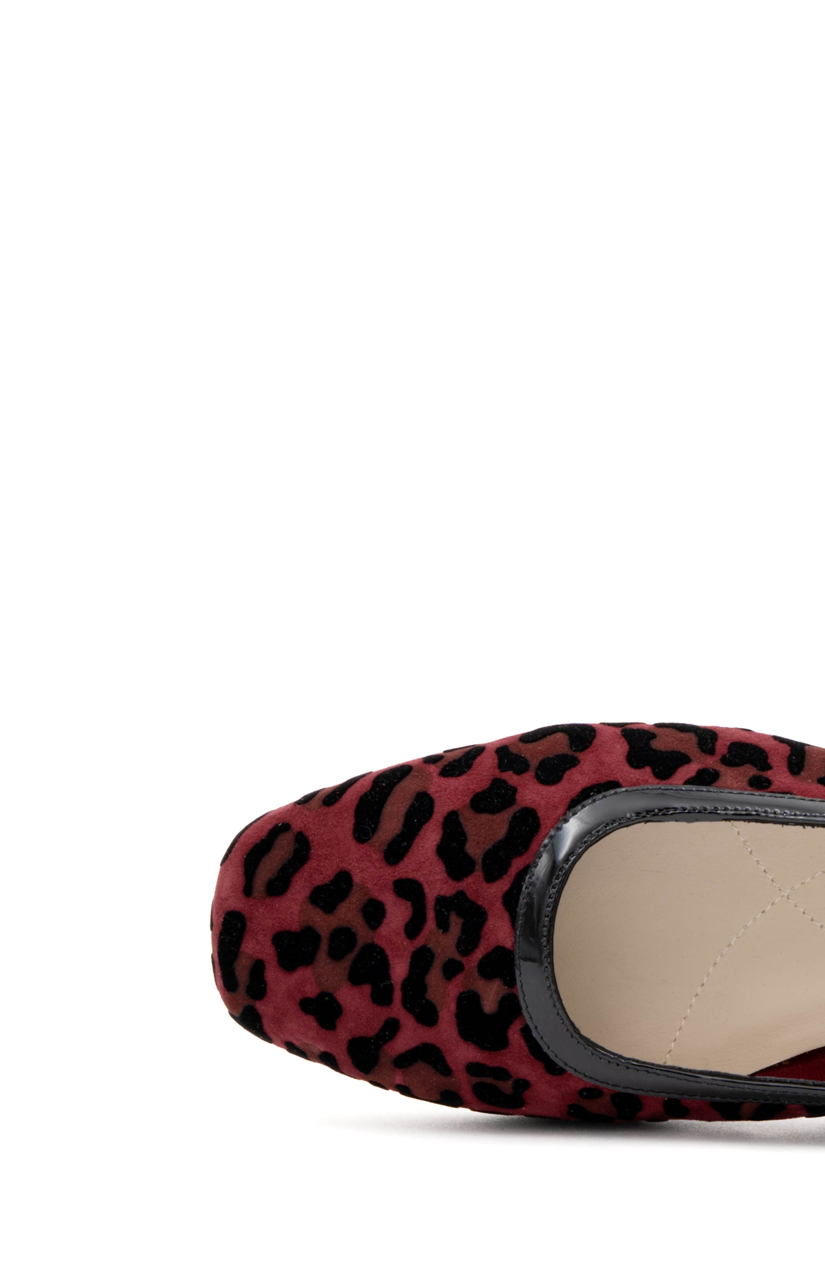 Galba Mary Jane Flat, Alternate, color, WINE KITO