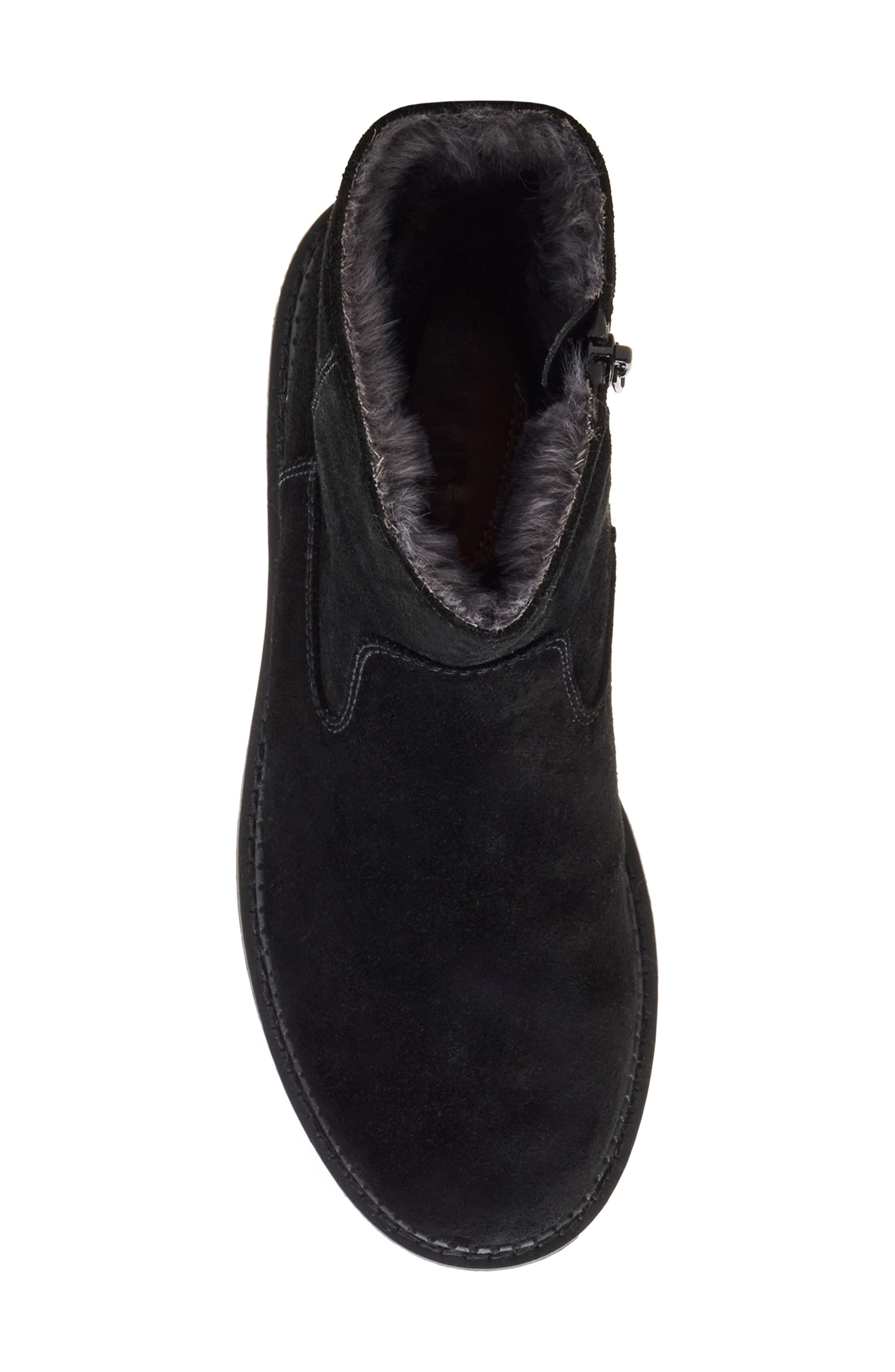 Blondo Nappa Waterproof Suede Bootie, Alternate, color, Black Suede