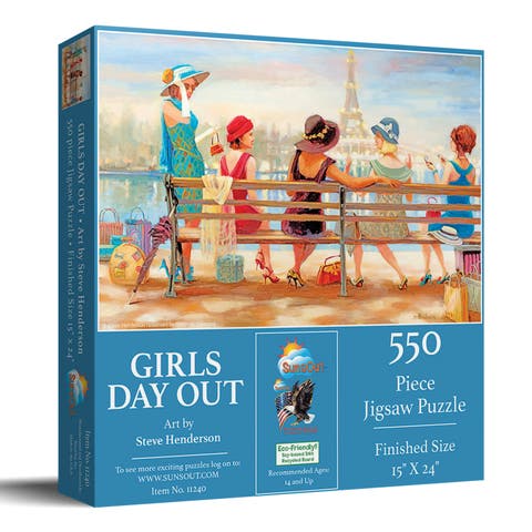 Girls Day Out 550 piece Jigsaw Puzzle for Adults