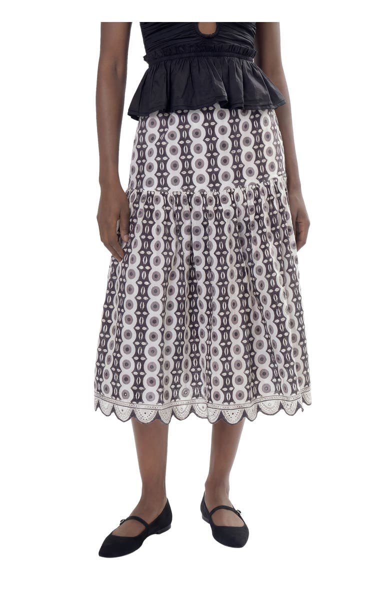 AREA STARS Riya Skirt, Alternate, color, Circle Print