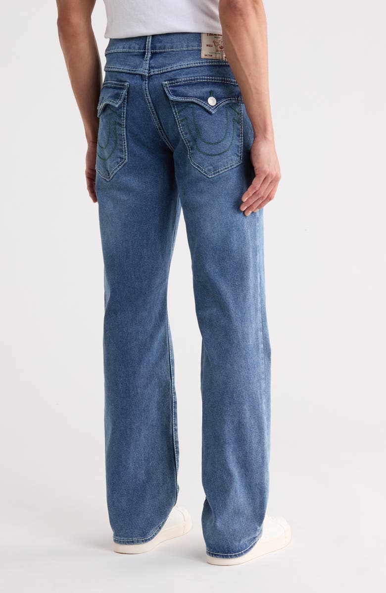True Religion Ricky Big T Flap Straight Jeans, Alternate, color, Light Pacific